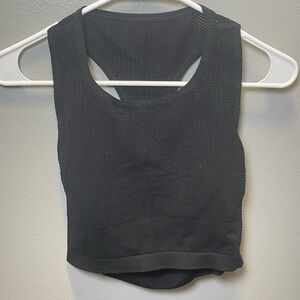 Alo Women's‎ Mesh Racerback Black Tank Size S/M